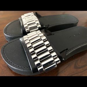 Phillip Lim Eva Watch-Strap Slide. Size 37.